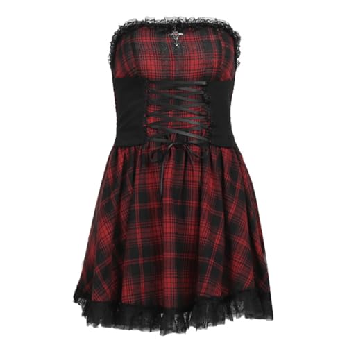 Robe sans bretelles en tissu doux et confortable avec coupe flatteuse