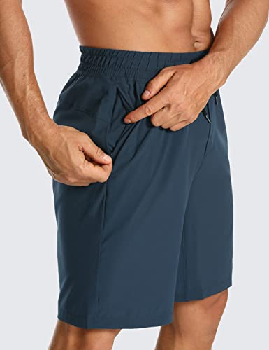 Image of CRZ YOGA Linerless Workout Shorts 7'' | Lightweight, Quick Dry, Running, Pockets, for Men