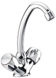 Color: cromado Clever 98354 Grifo de Lavabo Bimando 180Mm, Urban, Cromado