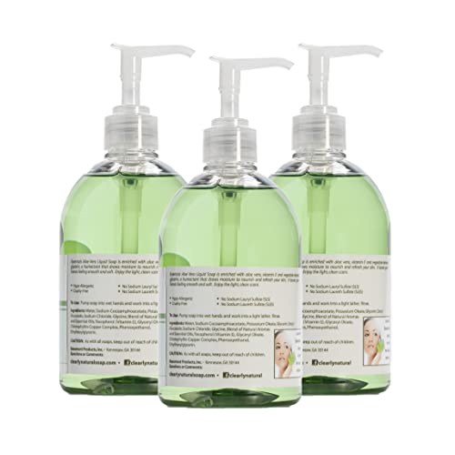 Clearly Natural B00FU1ZG9Y Essentials By Clearly Natural Glycerin Liquid Hand Soap, Tea Tree thumb #1