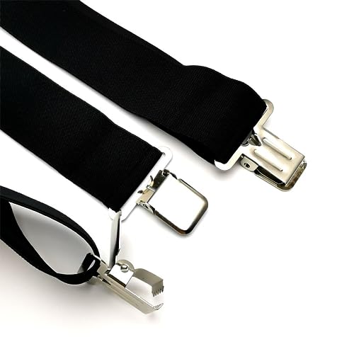 Image of Dibi Suspenders for Men - Adjustable X Back Mens Suspenders with 4 Heavy Duty Strong Clips