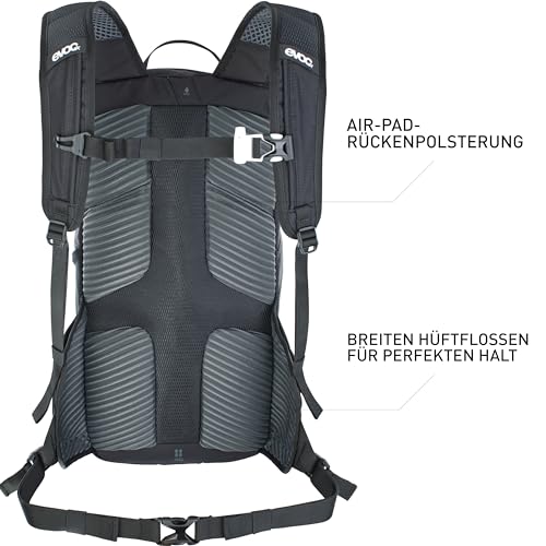 Rucksack Ride 16 black Rucksackvolumen - 16 - 20 Liter Rucksackfarbe - Schwarz Rucksackart - Bikerucksack