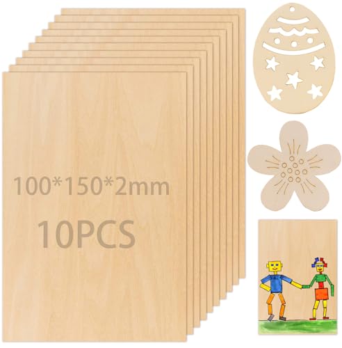 12 Pannelli Compensato Tiglio 300x200x2mm - Legno Per Fai Da Te, Pirografia, Modellismo - Foto 7