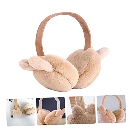 Comfortable Bunny Ears Earmuff for Cute Foldable Winter Ear Warmers for Outdoor Activities Durable Ear Muffs for Studying Shopping Skiing and More2