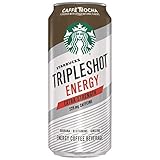 Starbucks Tripleshot Energy Extra Strength Espresso Coffee Beverage, Cafe Mocha, 15 fl oz. cans (12 Pack)