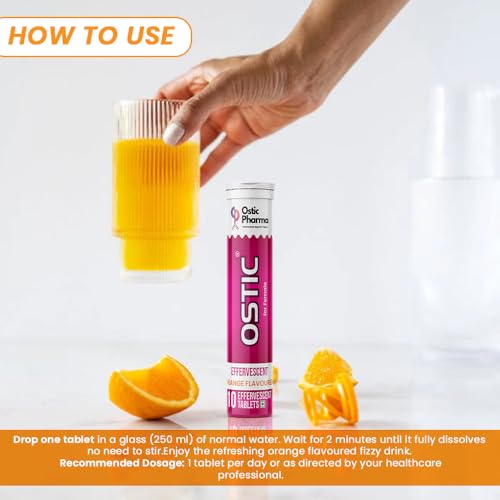 Image of Ostic: Wellness Product for female | Orange Flavour | Multivitamins and mineral | 10 Tablets