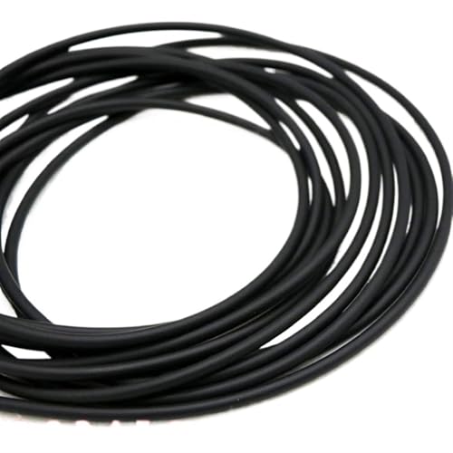 GRASAKY フッ素ゴムソリッドストリップ直径2mm 3.5mm Oリングバーシール黒1メートル ストリップコーナー(6mm)