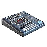 DJ Mixer controllers Bluetooth Portable Audio Mixer w/USB DJ Sound Mixing Console MP3 Jack for Computer Recording, 8-Channel Bands Mixing Boards For Studio Recording