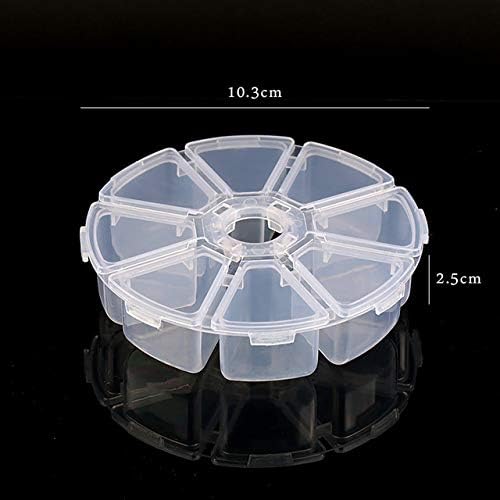 Necklace Transparent Storage Box Case Craft Beads Container