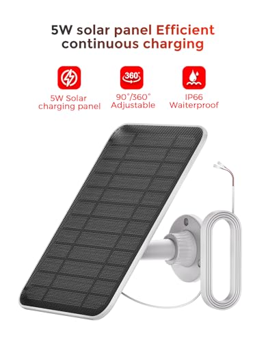 Panneau solaire pour Ring Video Doorbell Plus pour garder votre maison connectée