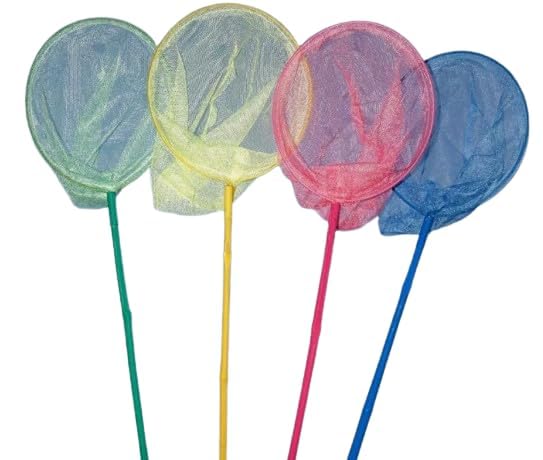 PEBBLE HUG Landing Fishing Nets Bamboo Handle, Fishing Nets for Catching Insects Bugs, Fish, Crabs, long-lasting, Kids Fishing Net, Outdoor Activities, Simple Installation, Pack Of 6