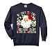 Fun Christmas Be Nice To The Dietary Staff Santa Is Watching Comfort Colors Adult Sweatshirt