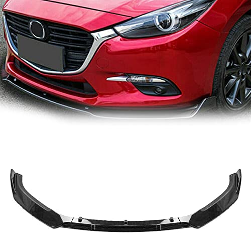 Spoiler avant look carbone Mazda 3 : kit carrosserie premium