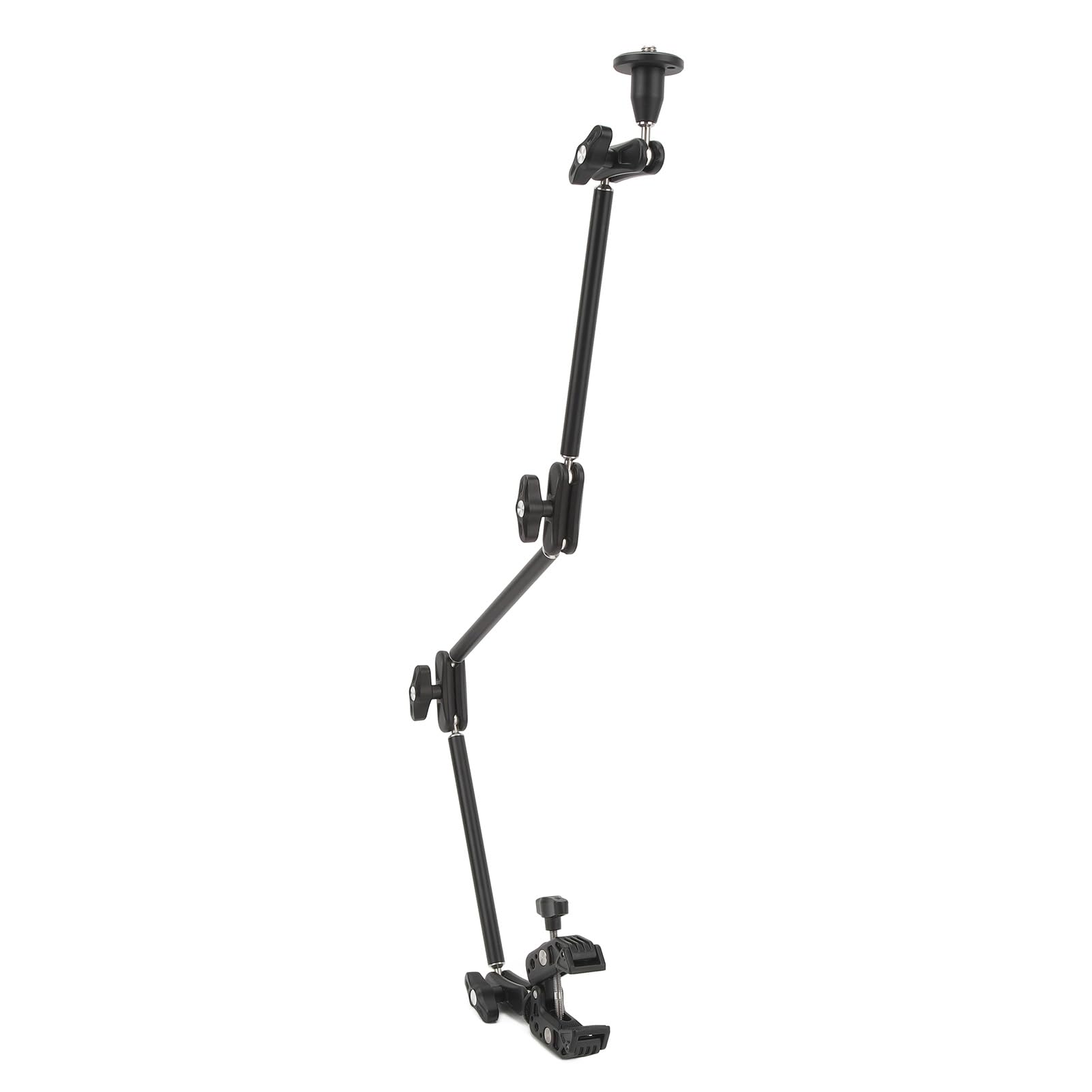 CHICIRIS Brazo Articulado, Brazo Mágico de Fricción Ajustable con Súper Abrazadera, Compatible con Rosca de 1/4 y 3/8, Almohadillas de Goma Antideslizantes, para Cámara DSLR, Luces LED,