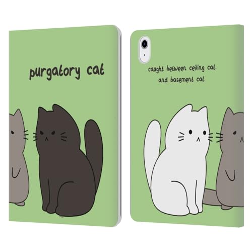 Coque iPad Air 11 antichoc Chat de Plafond étui portefeuille anti-rayure