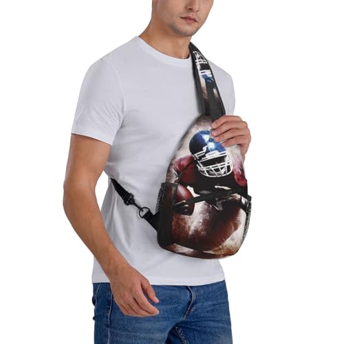 Morrales Sling Bag Negro para Senderismo y Uso Diario miniatura 7