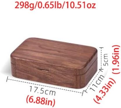 Jewelry Box Jewelry Box Storage Box Ring Earring Necklace Bracelet Watch Small Jewelry Storage Box Wooden Jewelry Box 6.88/9.64 inch Jewelry Orgnizer Jewelry Drawer for Storage (Size : A) ( )
