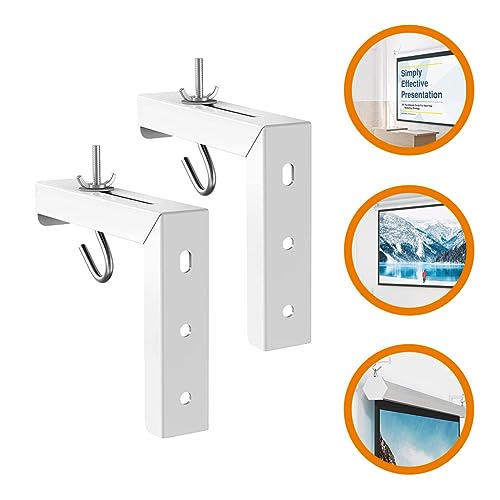 Support mural pour écran de projection ultra stable avec fixation simple Ciieeo