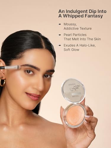 Image of Swiss Beauty Select Cushion Mousse Highlighter| Lit-From-Within Finish | Glowy & Dewy Skin | Enriched With Nourishing Macadamia Oil | Four Gorgeous Shades | Shade-2. Pink Frost, 10g