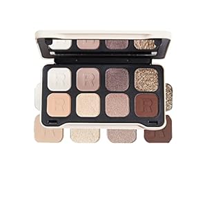 Makeup Revolution, Forever Flawless Dynamic, Eyeshadow Palette, Serenity, 8 Shades, 8g