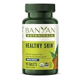 Banyan Botanicals Organic Healthy Skin – Internal Cleansing for Radiant Skin – with Neem & Manjistha for Smooth Texture & Systemic Soothing – 90 Tablets – USDA Organic