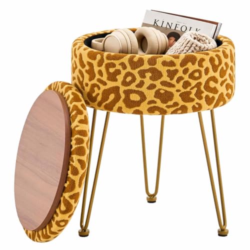 Image of Ottomans Round Ottoman with Storage Footstools