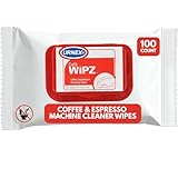 Urnex CafΓ© Wipz - 100 Count Bag - Professional Coffee Equipment Cleaning Wipes Fragrance Free Wipes Formulated with Cationic Detergents To Remove Milk and Coffee Residue,100 Count (Pack of 1)