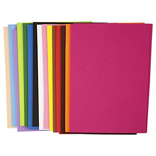 Creativ - Eva espuma hojas A4 (21 x 30 cm grosor 2 mm, 30 unidades)