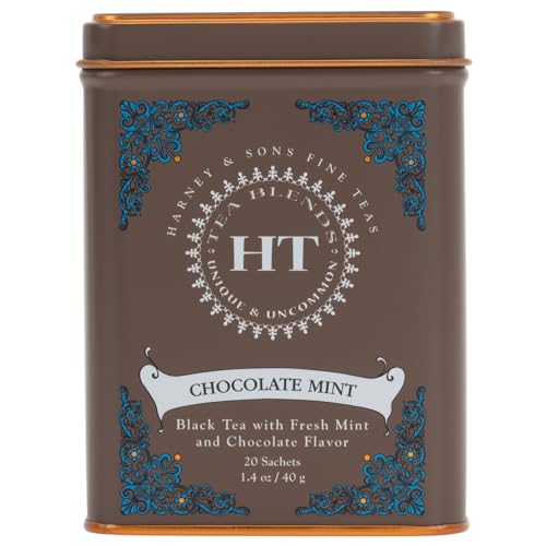 HARNEY & SONS Flavored Black Tea, Chocolate Mint