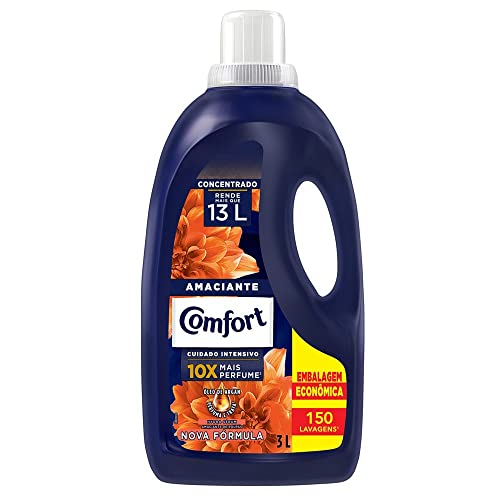 Amaciante de Roupa Concentrado Hydra Sérum Cuidado Intensivo Frasco 3L Embalagem Econômica, Comfort