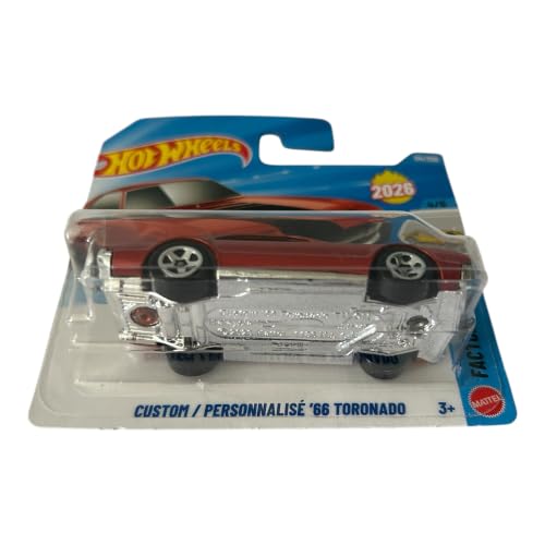 Hot Wheels Custom '66 Toronado Rojo 1:64 Escala miniatura 5