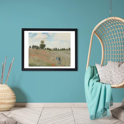 Affiche Claude Monet Coquelicots cadre mural taille M Spiffing Prints - 6