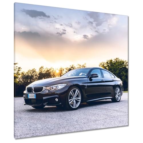Peinture imprimée sur toile voiture classique 90x90cm vintage H7003Z