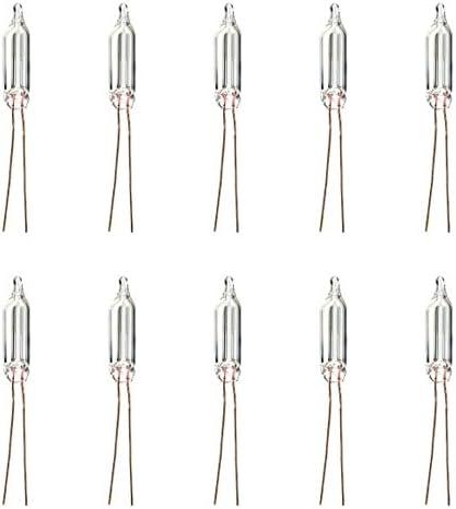 CEC Industries A9A Neon Indicator Bulbs, 110 V, 0.067 W, Wire Terminal Base, (Box of 10)