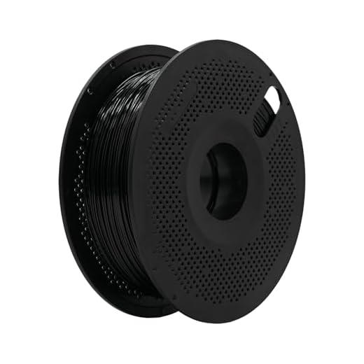 PETG 3D Printer Filament 1.75mm 1KG(2.2lbs),High Precision, StrongToughness,Odorless, Better Flow, Moistureproof 3D Printing PETG Filament, for FDM Printers (Black)