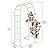 VINGLI Vinyl Garden Arbor, PVC Wedding Arch for Ceremony Party, Garden Trellis for Climbing Plants Outdoor, Arch Backdrop Stand for Garden, Backyard, Lawn