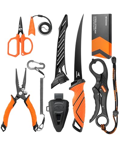 KastKing SteelStream Fishing Tool Set, Fishing Gear - Corrosion...