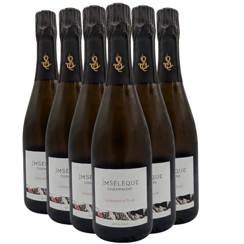 Champagne Extra Brut rosado - Champagne JM Sélèque - DOP - Champán - Francia - Variedades de uva Pinot Noir,Pinot Meunier,Chardonnay - 6x75cl