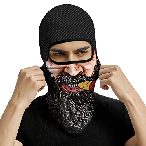Image of 3D Balaclava Ski Mask Motorcycle Full Face Mask Outdoor Tactical Hood Headwear Mask Ghosts Skull Mask Men Women for Halloween