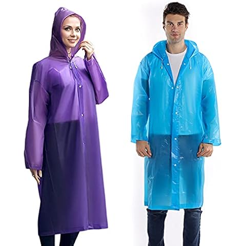 DiuDiuLYU Reusable Rain Ponchos Cover