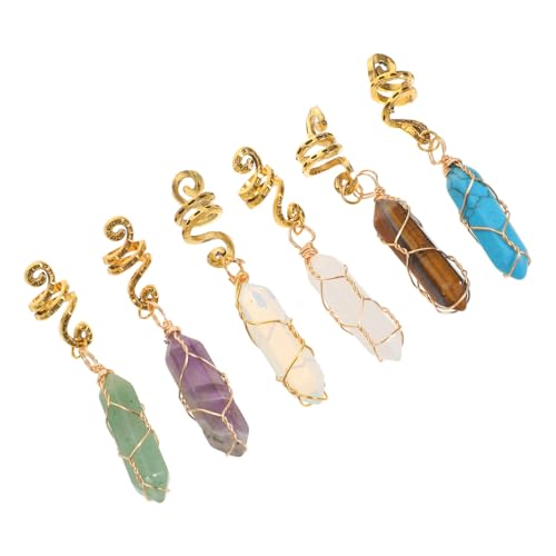 Joyas vintage para rastas que evitan el deslizamiento en trenzas de mujer retro