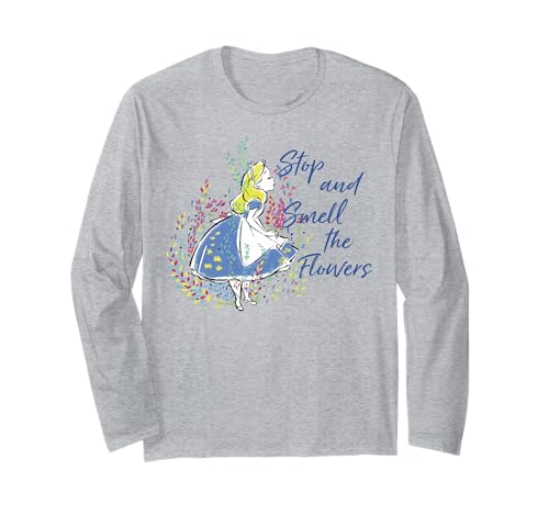 T-shirt long Alice au Pays des Merveilles Disney en coton pour femme