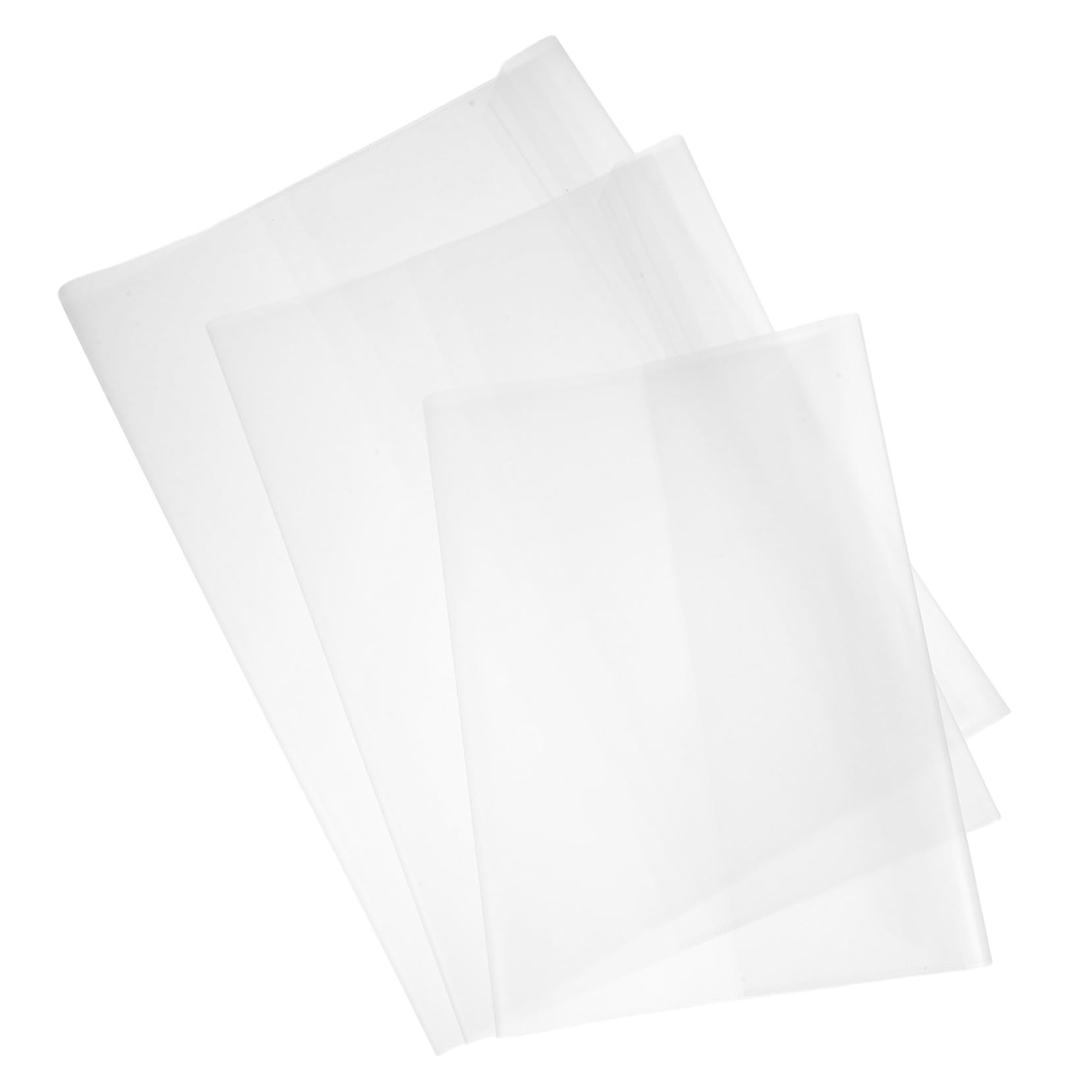 120 Pezzi Copertine Protettive Trasparenti per Libri e Quaderni Film Spesso per Copertina Rigida Adatto per Formati Facile da Installare e Resistente per Scuola e Quotidiano