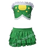1122 Fairy Tail Wendy Marvell Swimsuit Cosplay Bikini Suit (Female, S)