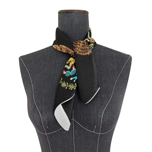 Silk Scarf Head Hair Wraps Bandana Square Satin Head Scarf for Women 23.6"x23.6"3