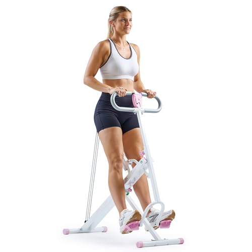 Sunny Health & Fitness Upright Row-N-Ride® Exerciser in Pink – P2100 - image 1
