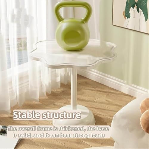 Table d'appoint ronde moderne Slish grise pour salon et chambre - 5