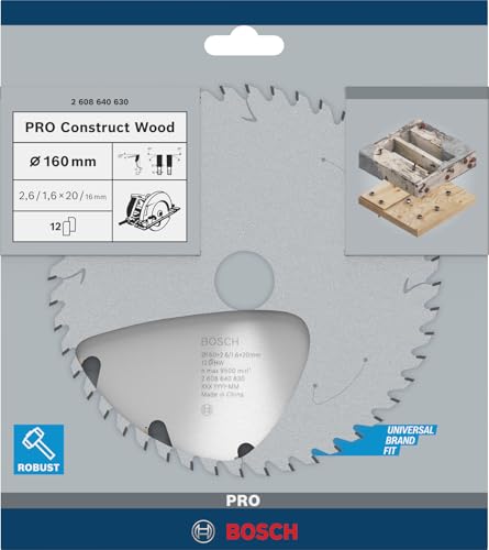 Bosch lame de scie circulaire portative constructwood fwf - vue 3