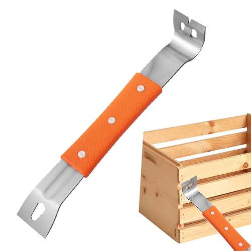Levier robuste et extracteur de clous ergonomique pour charpente et travaux de démolition - 2