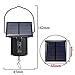 SWYWY Solar Hanging Display Motor Rotating Small Motor Solar Energy Wind Spinner Motor Multi-Purposes Rotatable Hook 2Pcs